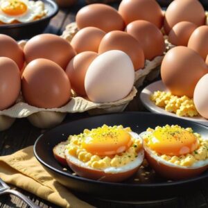 Ile energii dostarcza jajecznica z dwóch jajek