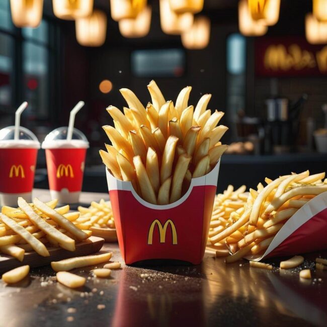 Jak uzyskać złoty kolor frytek jak z McDonald's