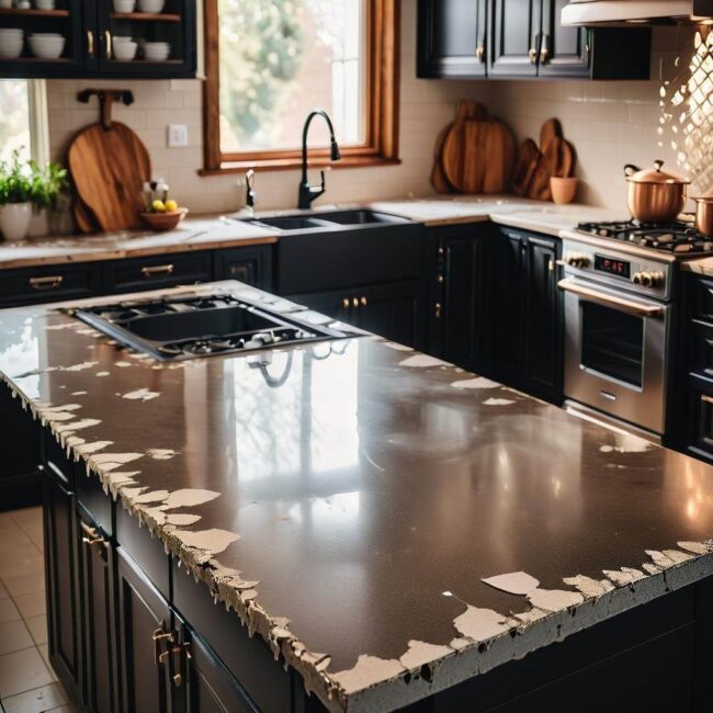 Jak używać kitu do naprawy uszkodzeń blatów