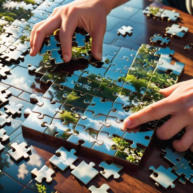 Kształtowanie cierpliwości poprzez rozwiązywanie puzzli
