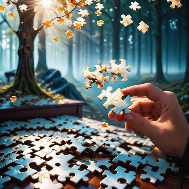 Rozwój zdolności koncentracji poprzez puzzlowanie