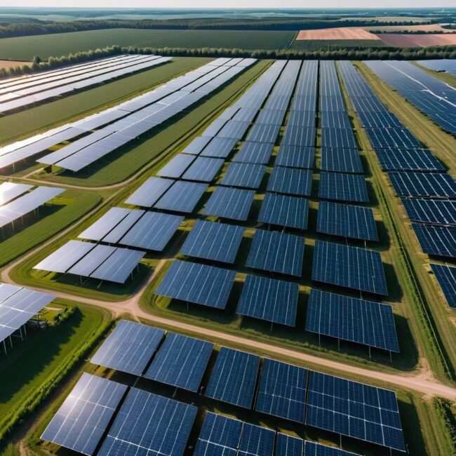 Zastosowanie farmy fotowoltaicznej